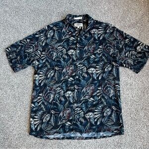 Campia Moda Men’s Hawaiian Button Up Short Sleeve Size‎ Large